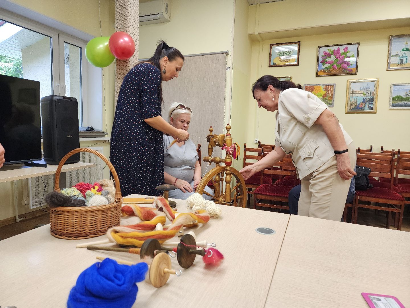 красноармейск, городской округ пушкинский, прялка, активное долголетие,