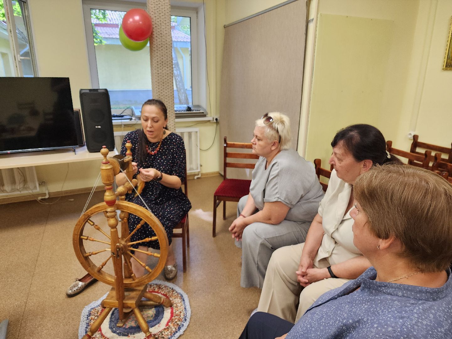 красноармейск, городской округ пушкинский, прялка, активное долголетие,