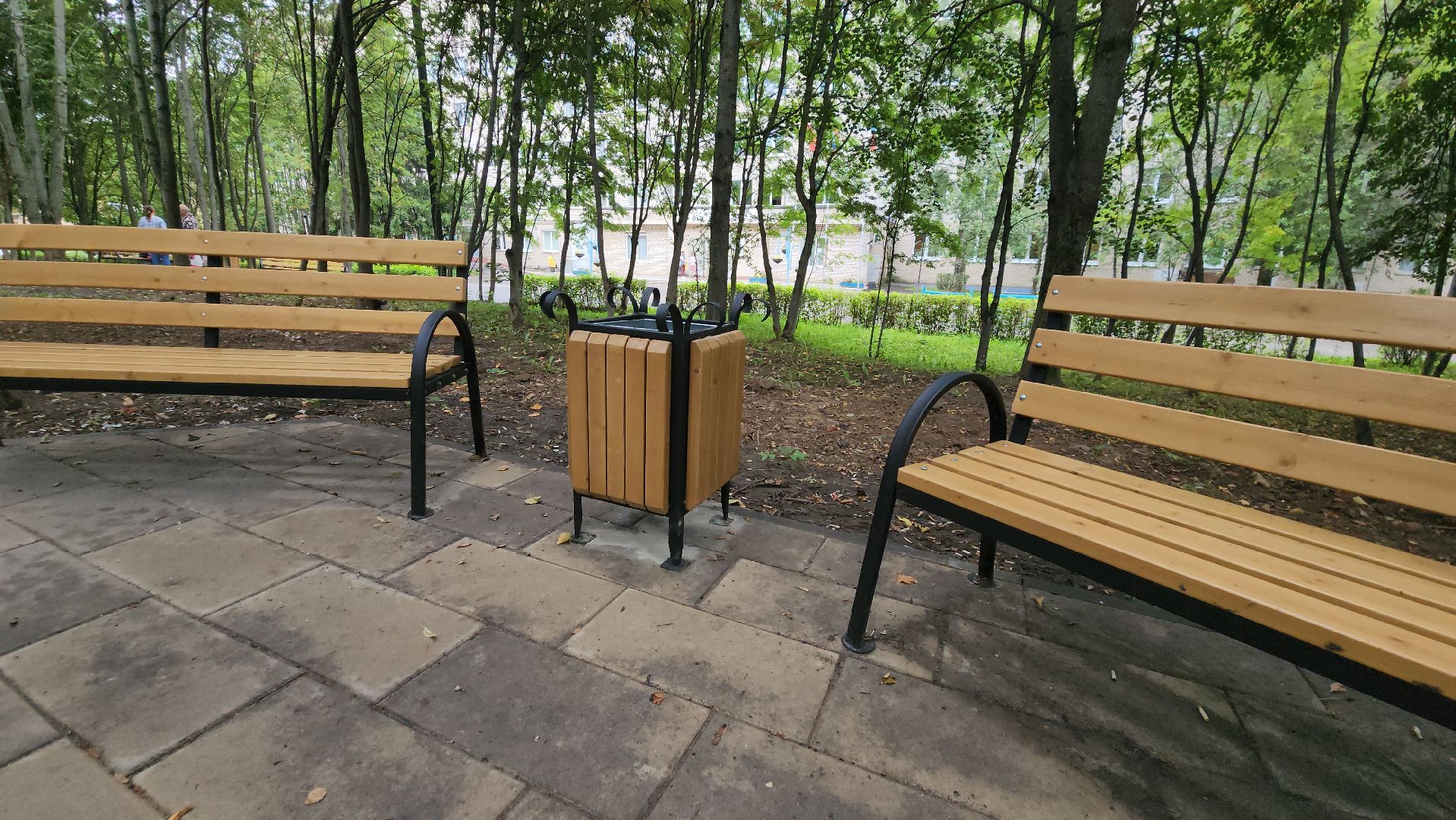 Урны для мусора, Сквер, Больница, Лобня, поликлиника,