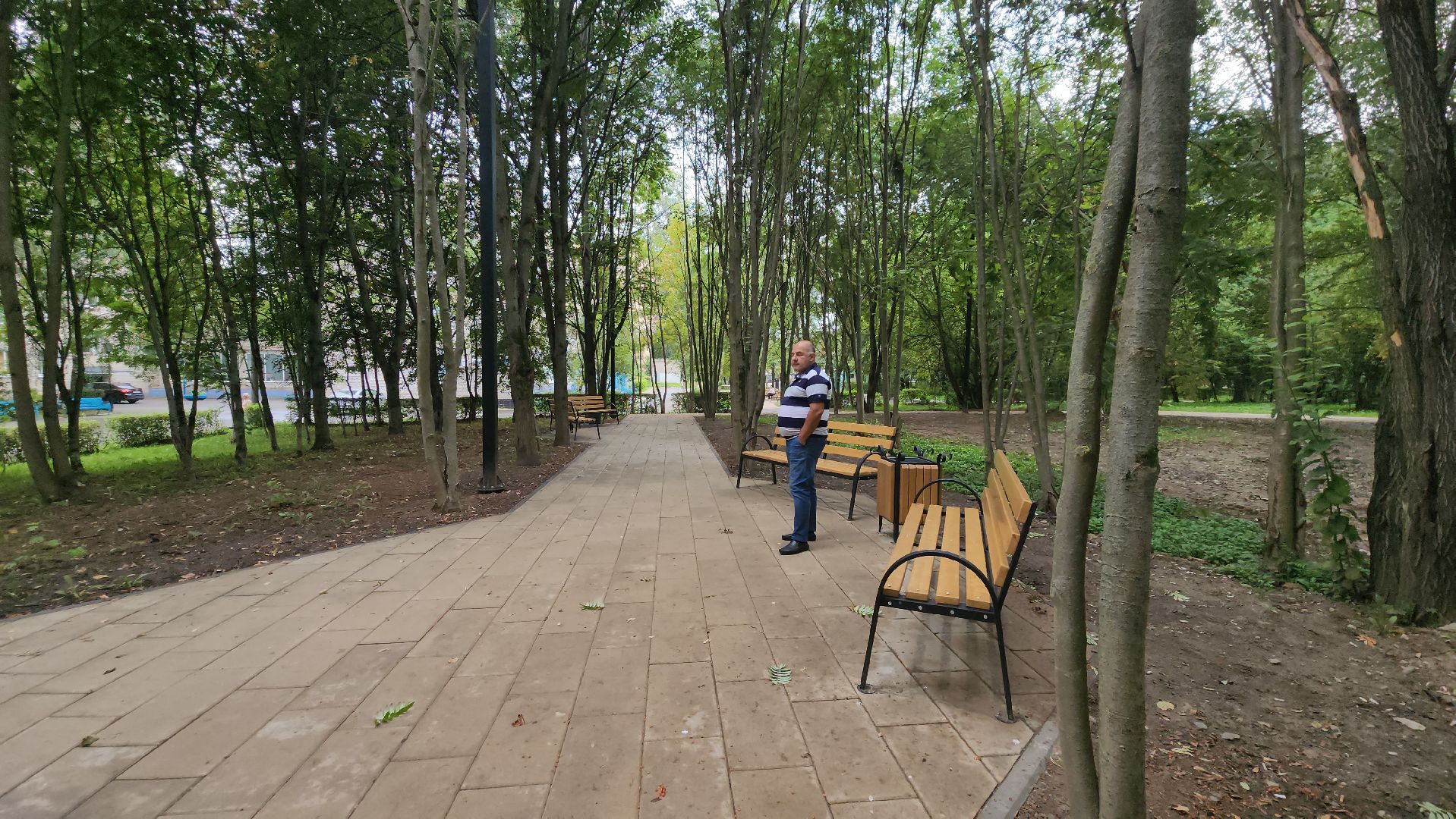 Урны для мусора, Сквер, Больница, Лобня, поликлиника,