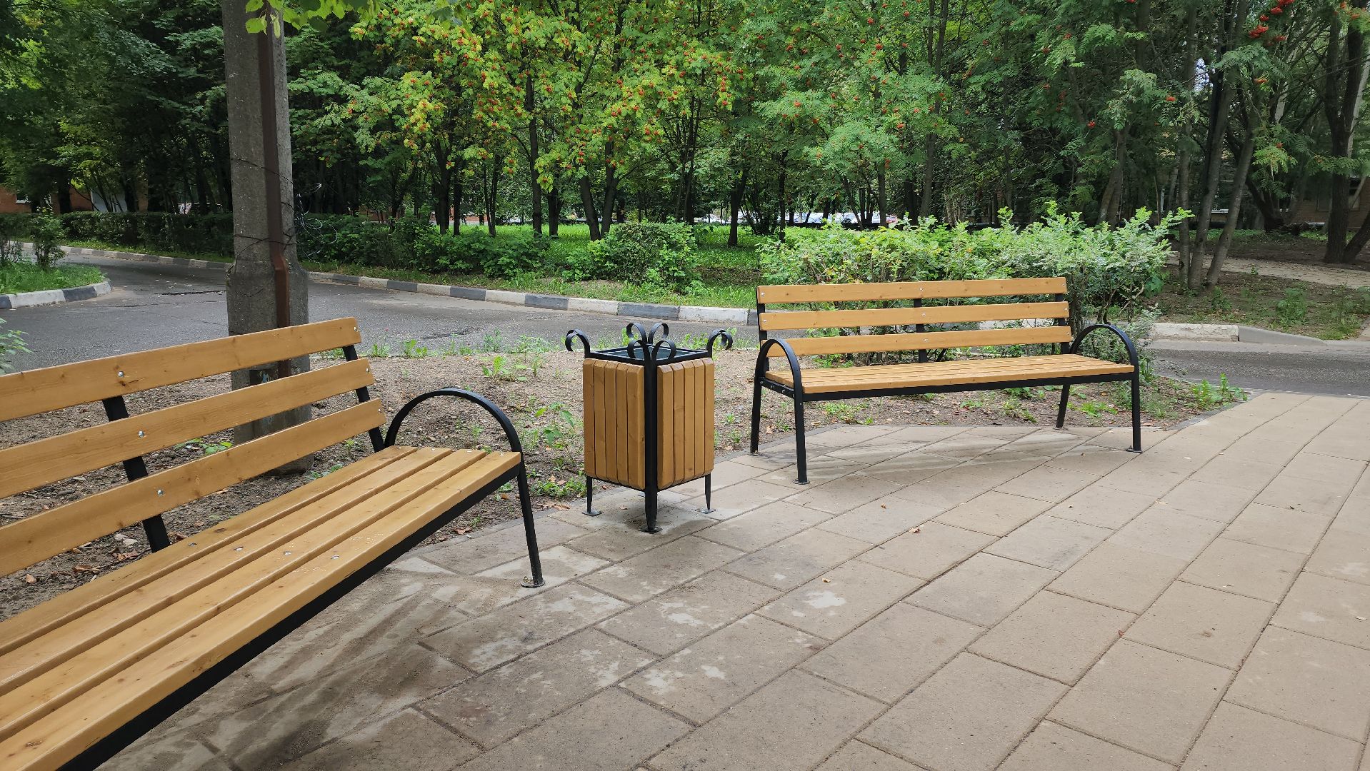 Урны для мусора, Сквер, Больница, Лобня, поликлиника,