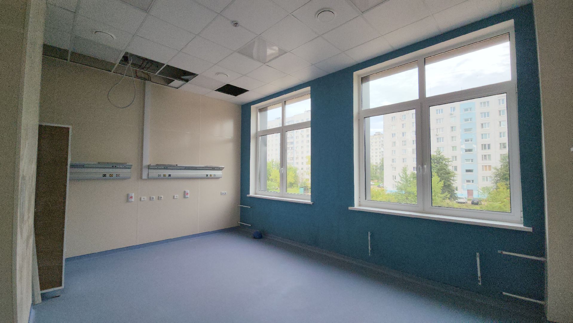 Поликлиника, строительство, Лобня,