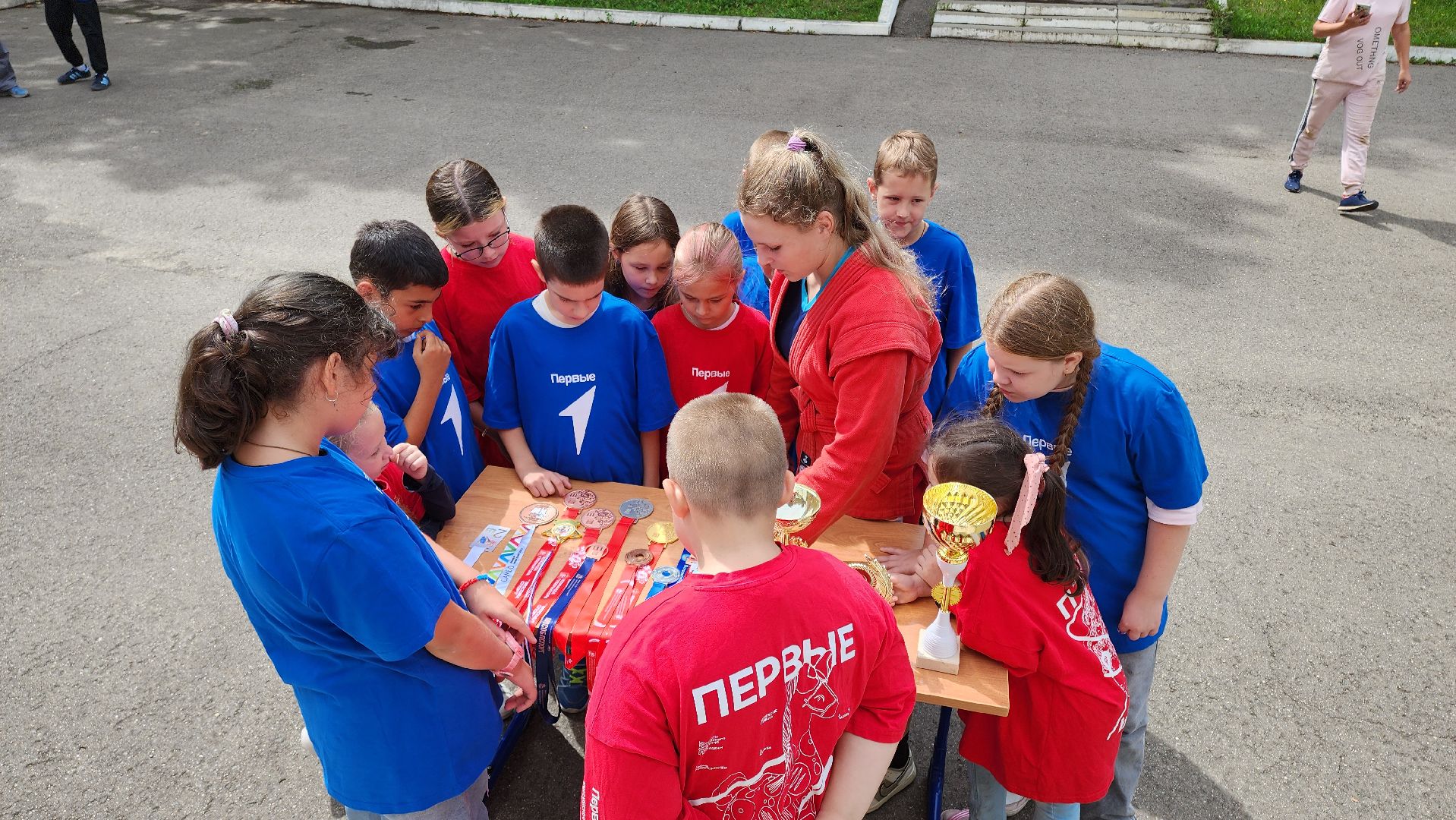 кашира, день физкультурника, тренировка с чемпионом, движение первых, спорт,