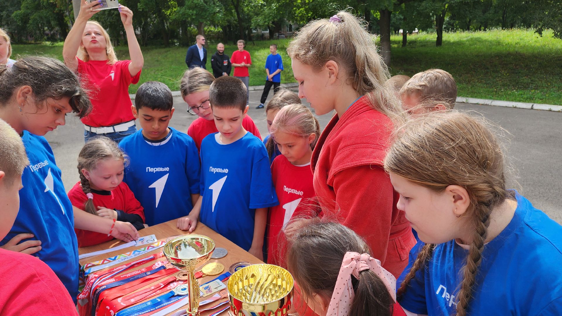 кашира, день физкультурника, тренировка с чемпионом, движение первых, спорт,