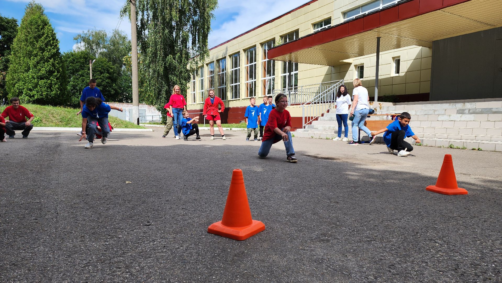 кашира, день физкультурника, тренировка с чемпионом, движение первых, спорт,