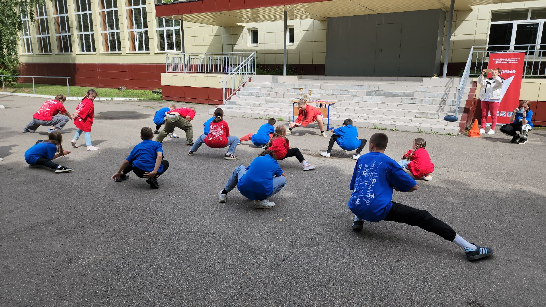 кашира, день физкультурника, тренировка с чемпионом, движение первых, спорт,