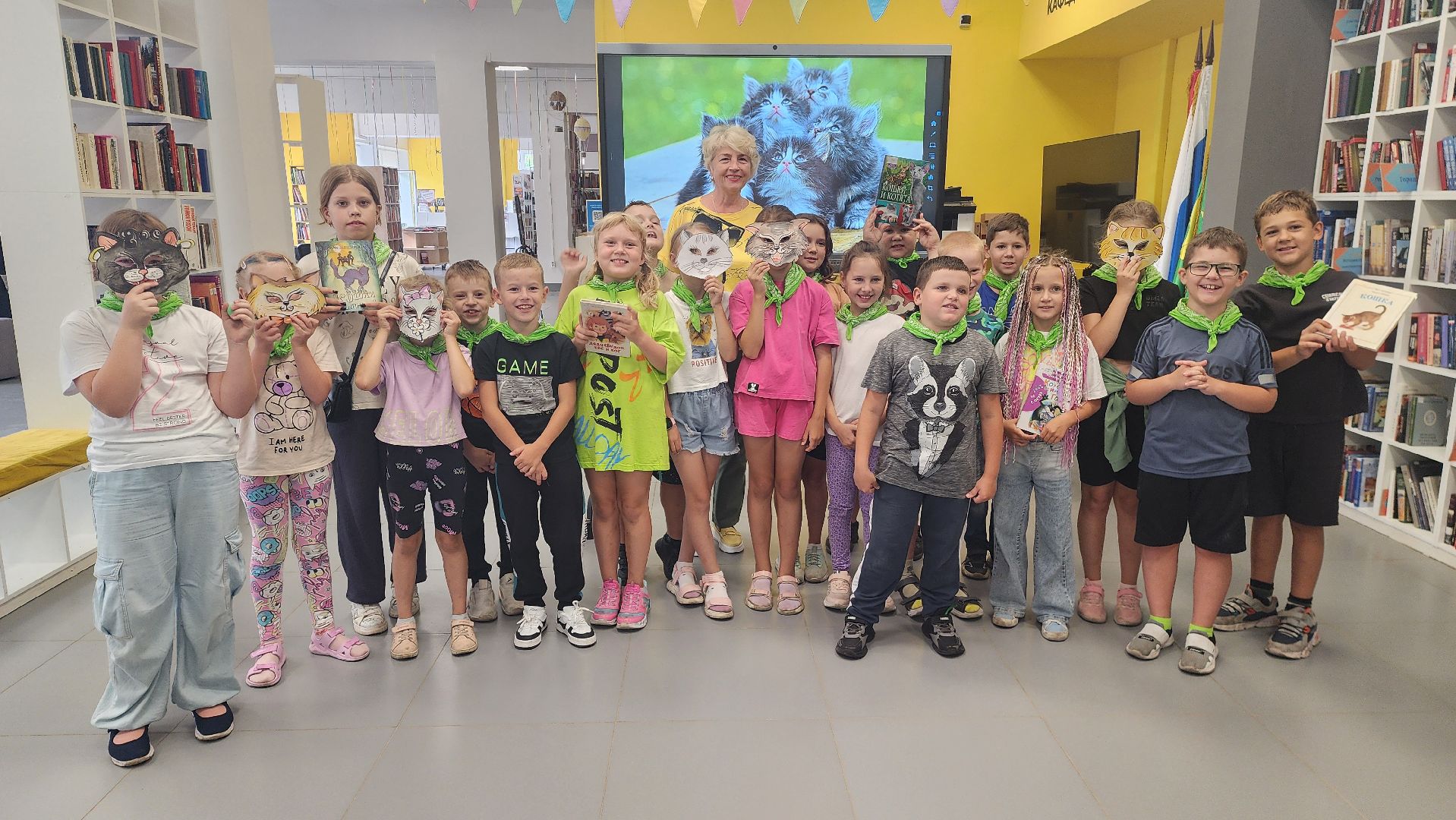 шатура, культурная шатура, день кошек, библиотекарь,