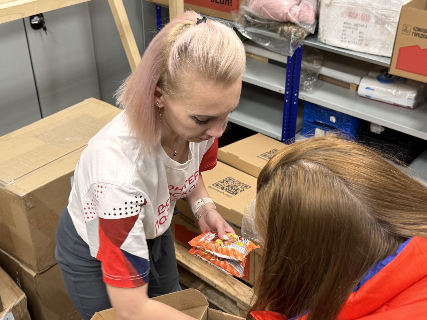 волонтеры подмосковья, помощь курску, Одинцово, пункт гуманитарной помощи,