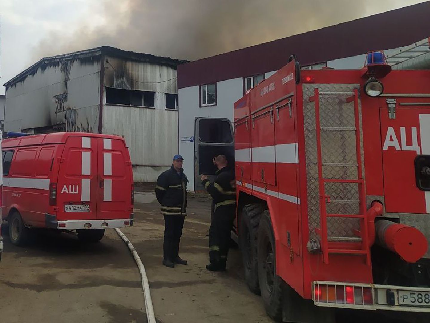 Нахабино, пожар, ЧП, Склад, Возгорание