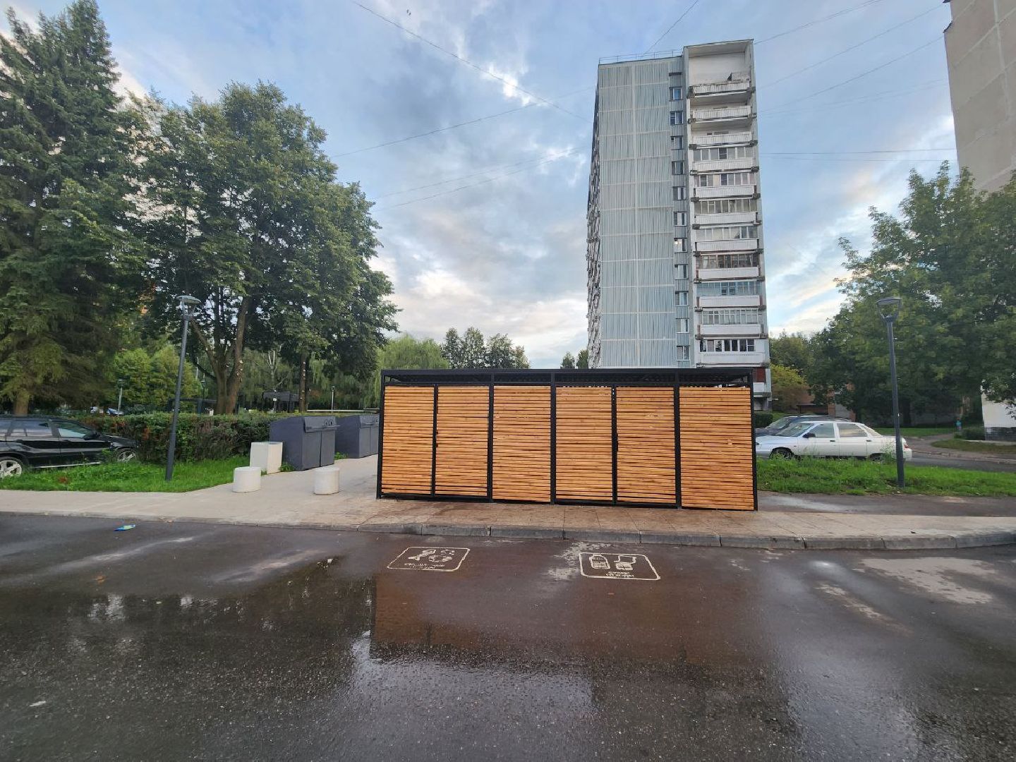 пущино, серпухов, контейнерная площадка,