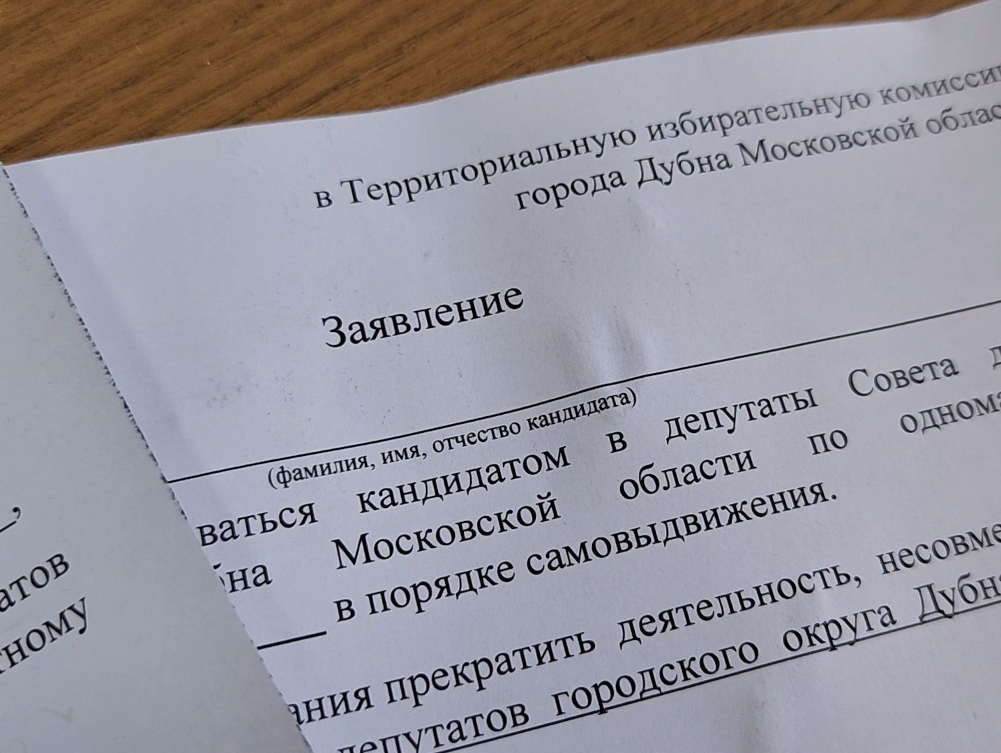 Дубна, территориальная избирательная комиссия, Выборы, Дэг, подготовка к выборам,