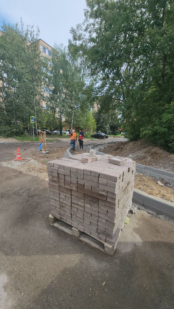 долгопрудный, дорожная подушка, укладка асфальта, ремонт дорог, Улица Молодежная, жк бригантина,