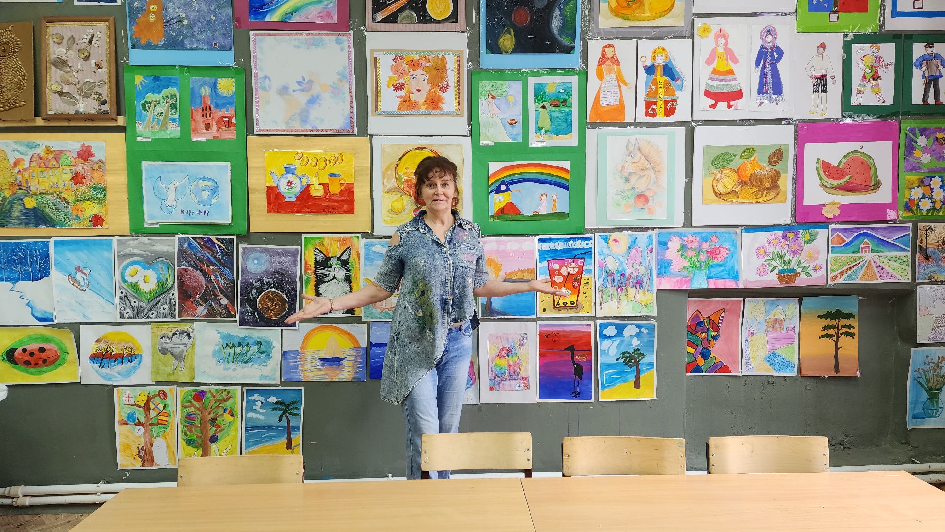 художественная выставка, живопись, художник-педагог, море, картины маслом, детское творчество, пейзаж,