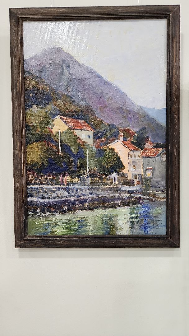 художественная выставка, живопись, художник-педагог, море, картины маслом, детское творчество, пейзаж,