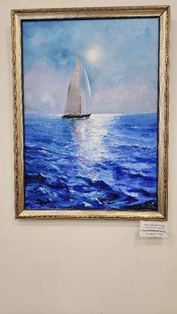 художественная выставка, живопись, художник-педагог, море, картины маслом, детское творчество, пейзаж,