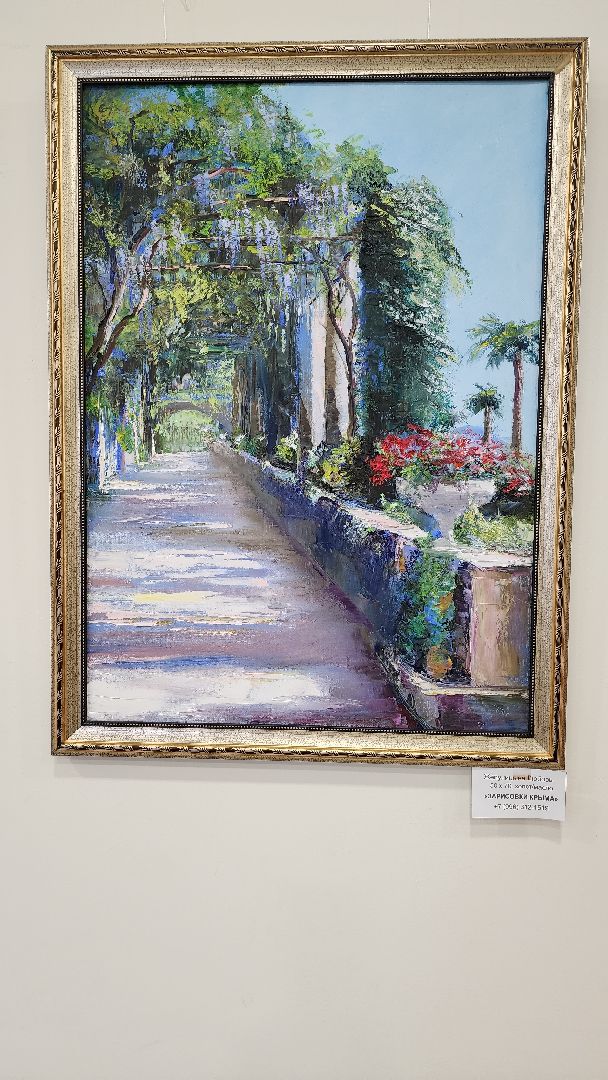 художественная выставка, живопись, художник-педагог, море, картины маслом, детское творчество, пейзаж,