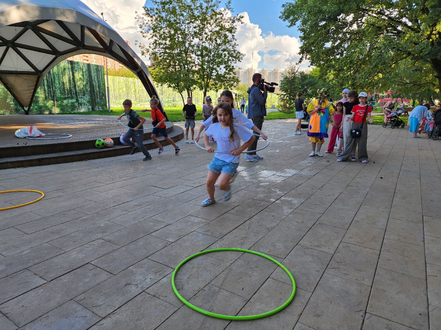 детская игровая программа, мероприятие для детей, сквер сосенки, игры с детьми, ленинский округ,