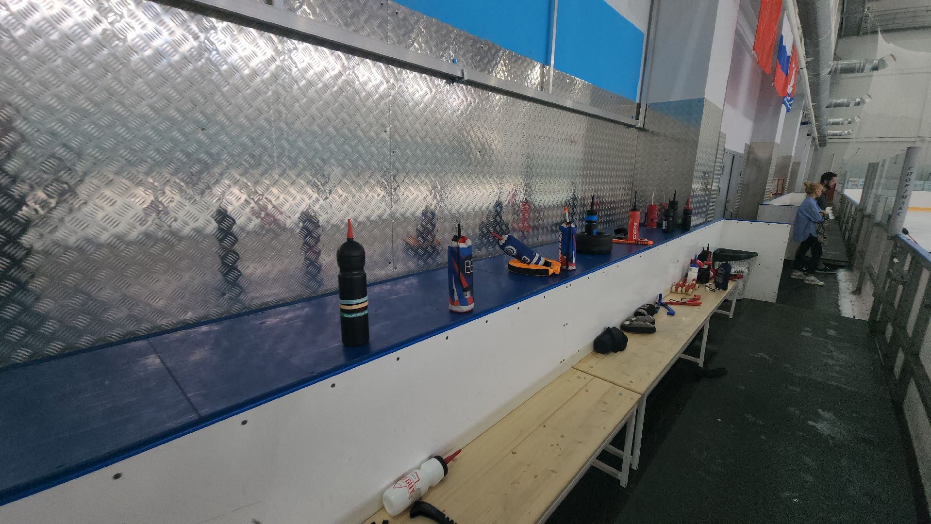 фск салют, ледовая арена, капитальный ремонт, разметка поля,