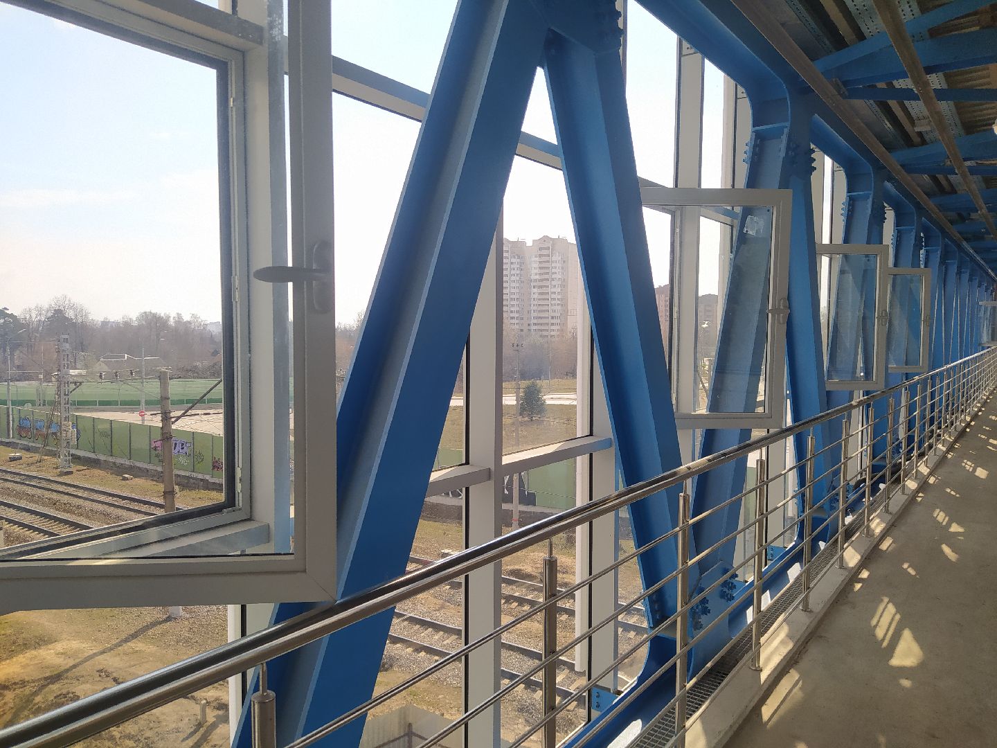 Дедовск, переход, надземный переход, благоустройство.