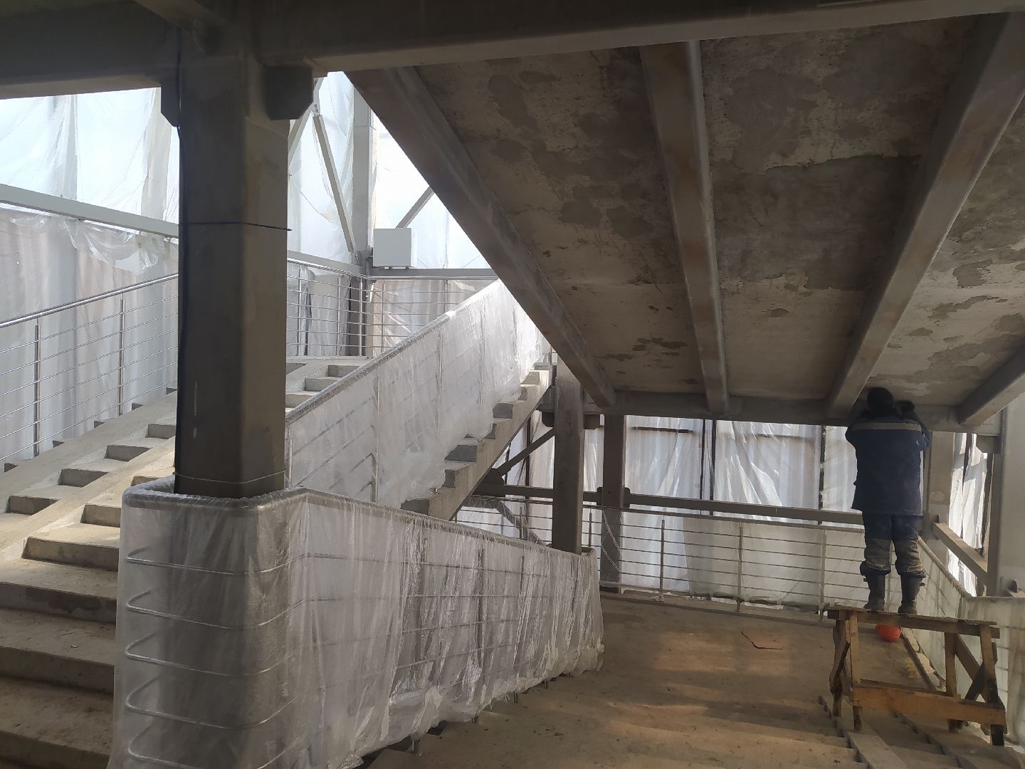 Дедовск, переход, надземный переход, благоустройство.