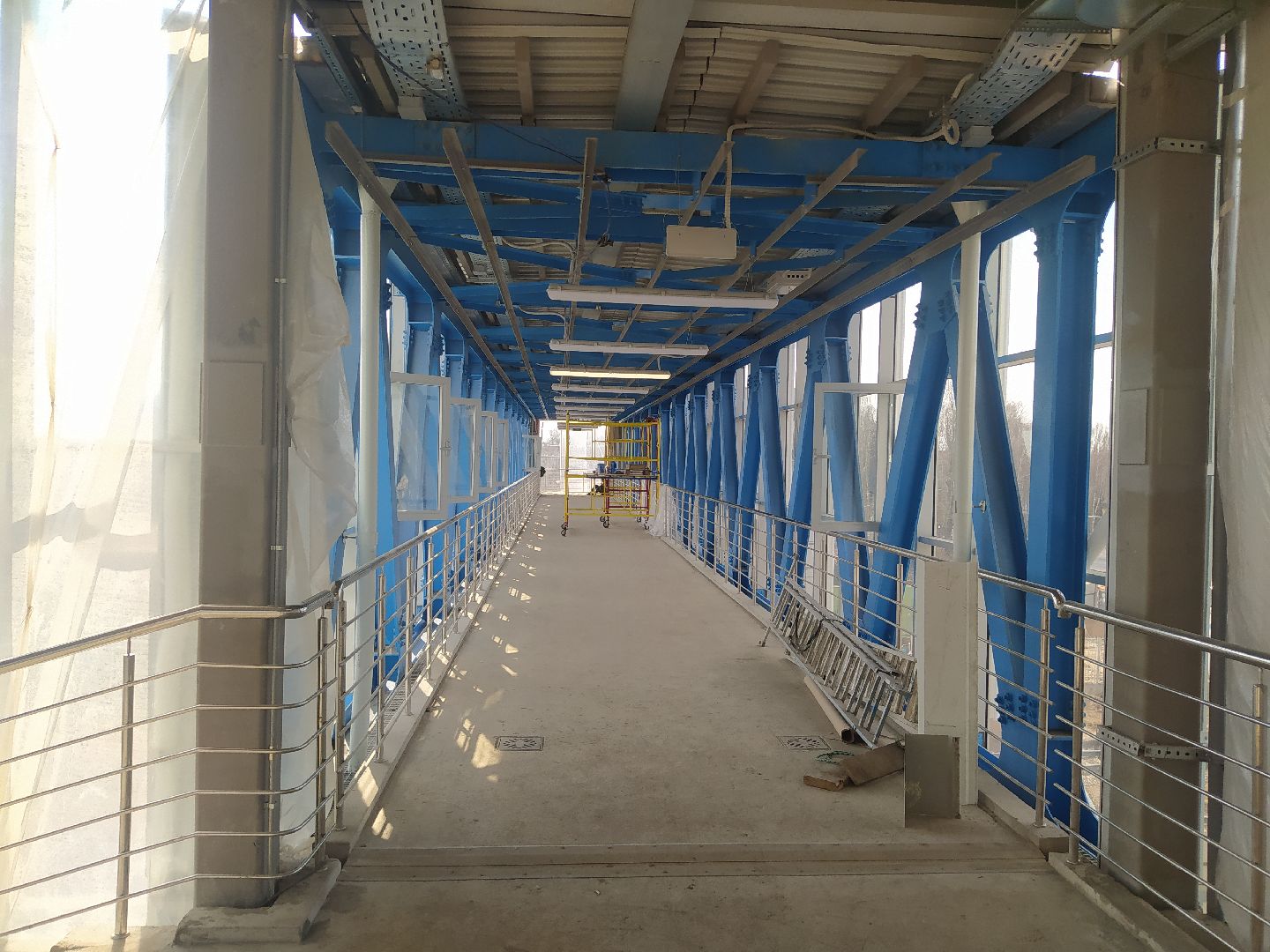 Дедовск, переход, надземный переход, благоустройство.