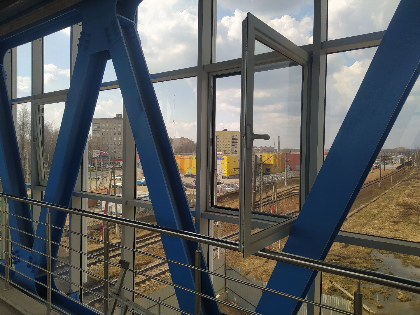 Дедовск, переход, надземный переход, благоустройство.