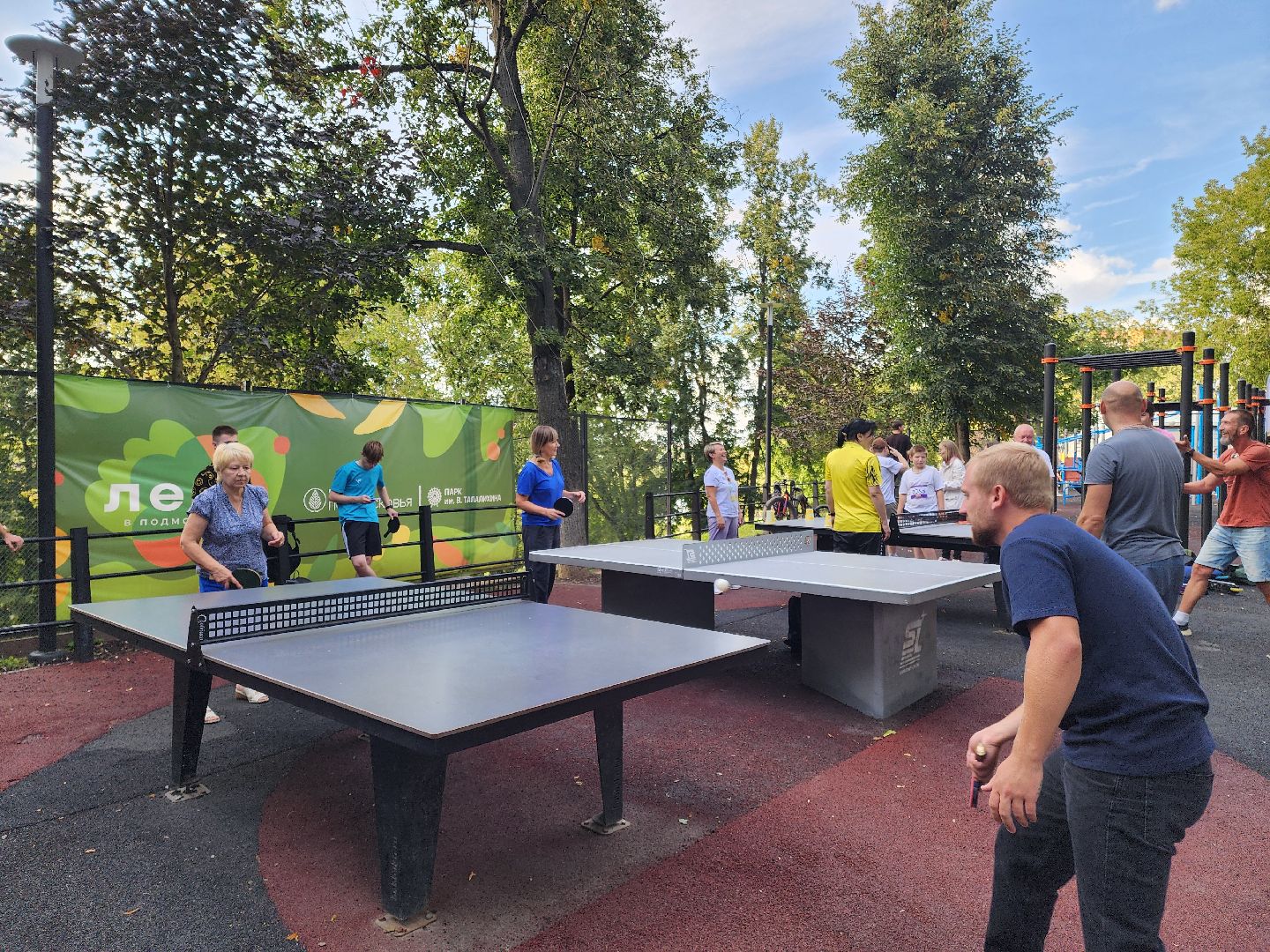 Подольск, день физкультурника, спорт в подмосковье, Парк талалихина,