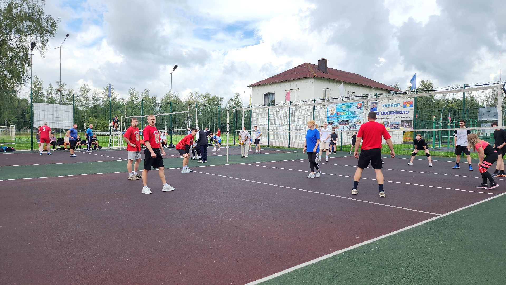 турнир по волейболу, день физкультурника, Старая Купавна, Богородский городской округ,