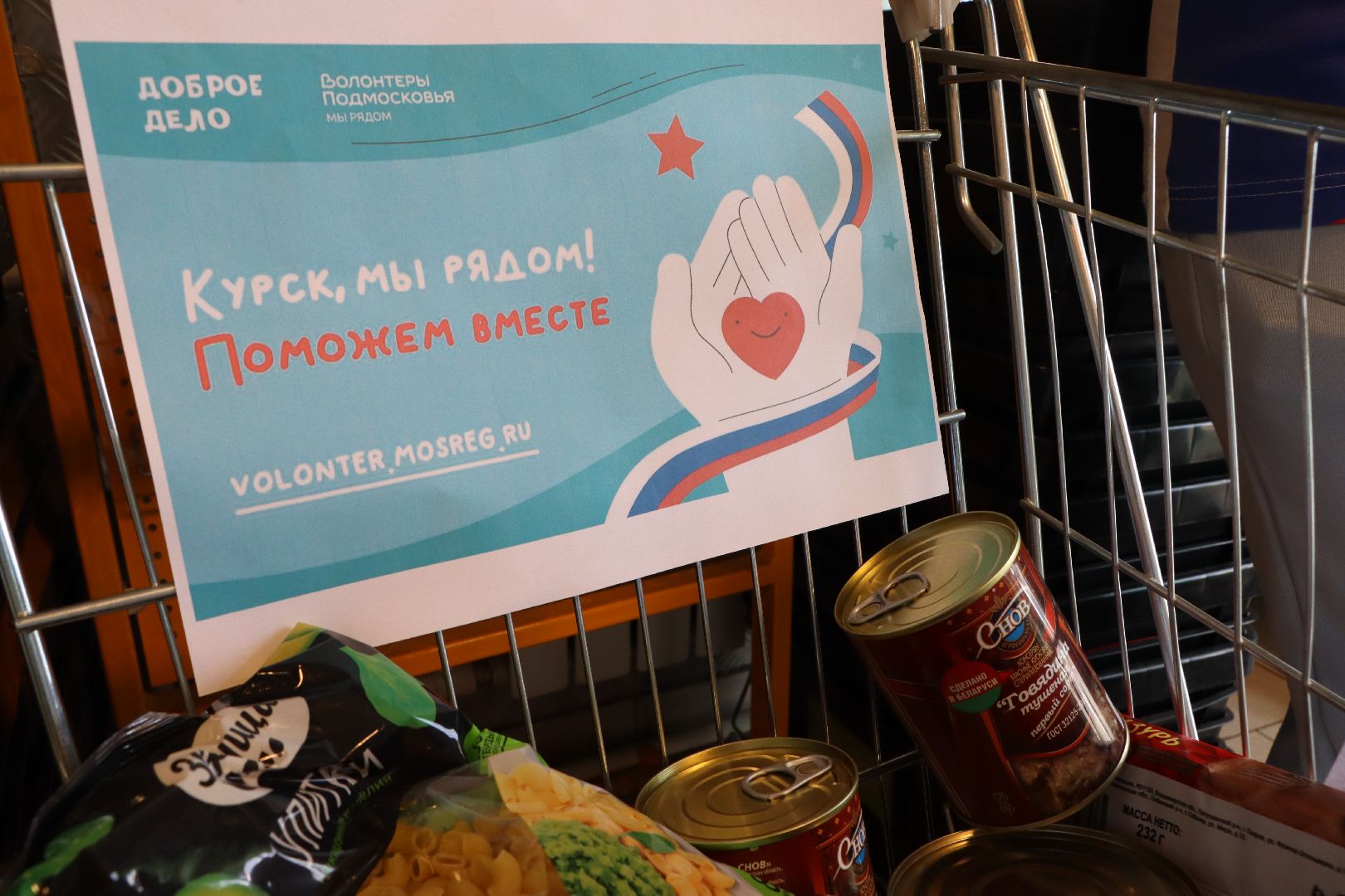 сбор гуманитарной помощи, Серебряные Пруды, волонтеры подмосковья,