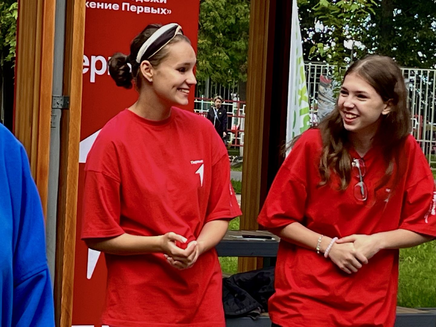 зарядка со стражем порядка, полицейские, движение первых наро-фоминск, центральный парк наро-фоминска,