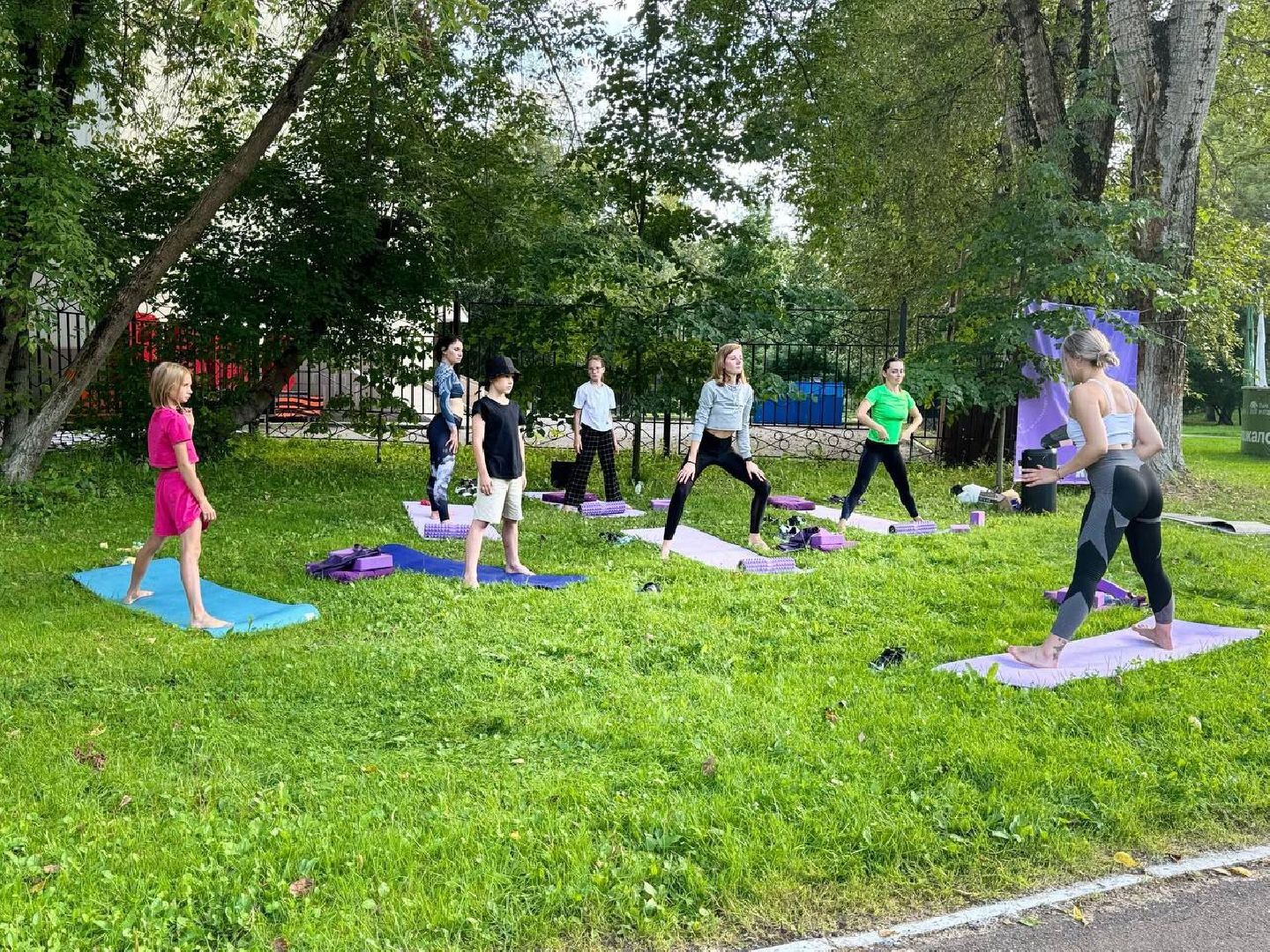 день физкультурника, парк, спорт, забег, тренировка,