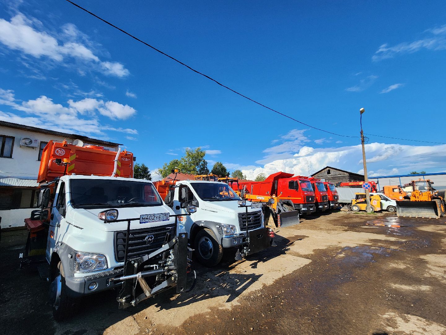 Чехов, МБУ Чеховское благоустройство, спецтехника, дорожные машины, содержание территорий, новая техника,