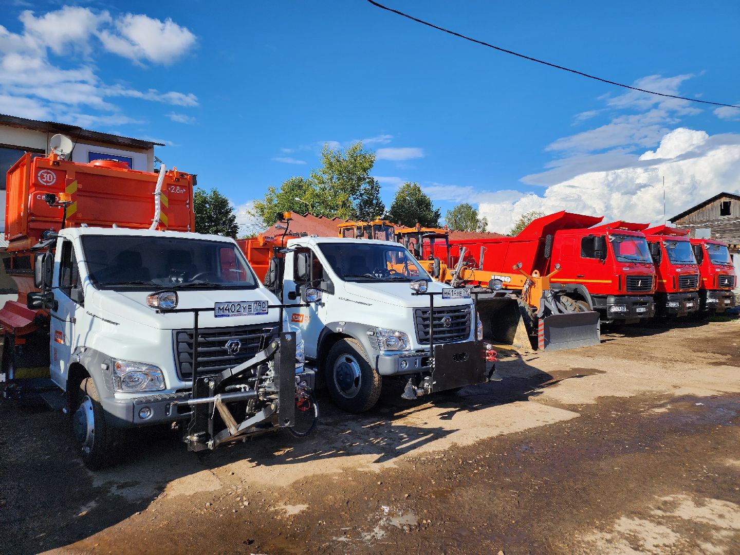 Чехов, МБУ Чеховское благоустройство, спецтехника, дорожные машины, содержание территорий, новая техника,