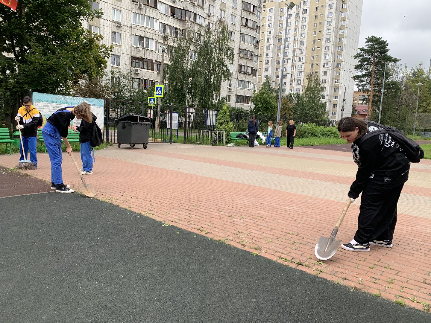 Балашиха, Подмосковье, эколагерь, Уборка мусора,