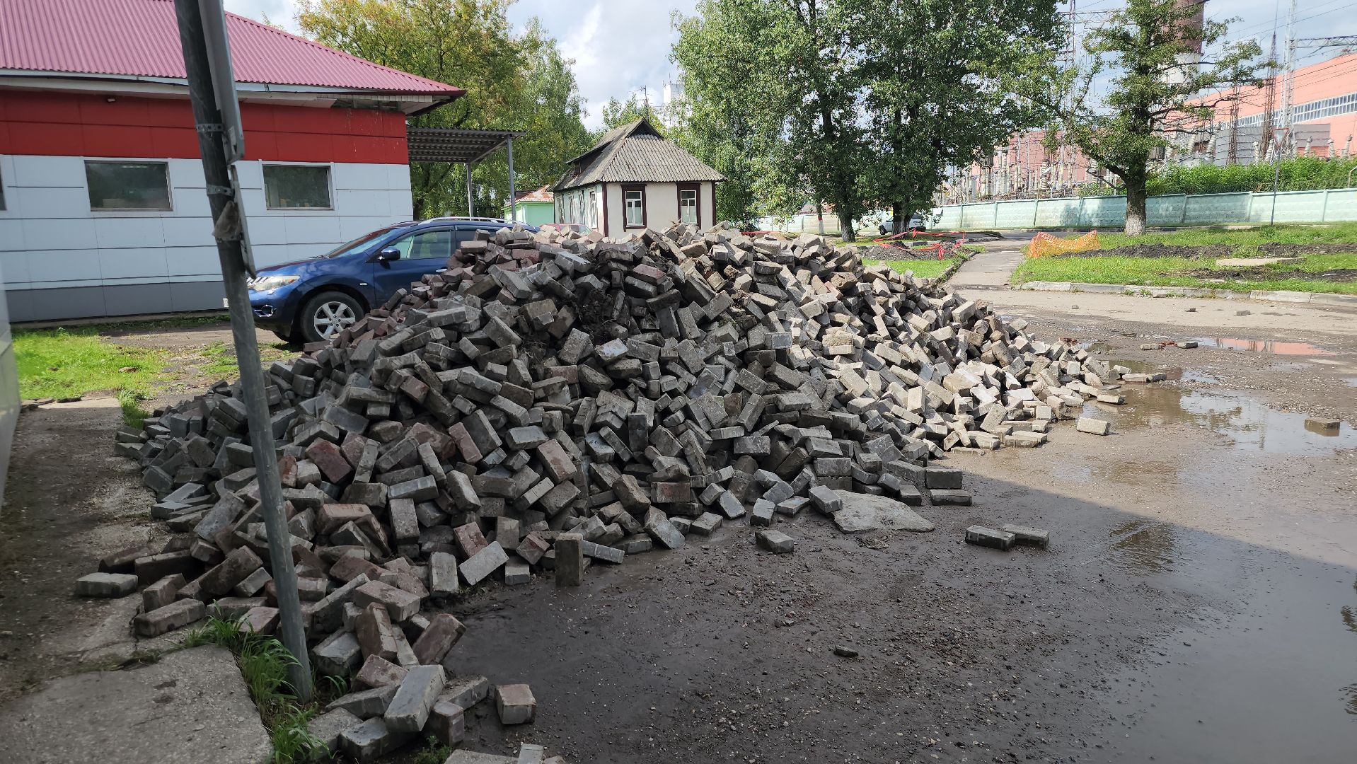 Жители, Электрогорск, Площадь, Благоустройство,Городской округ Павловский Посад, Люди,