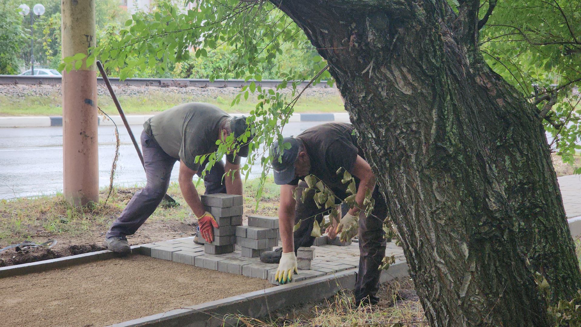 Дубна, Благоустройство, Пешеходная зона, Дорожные работы,