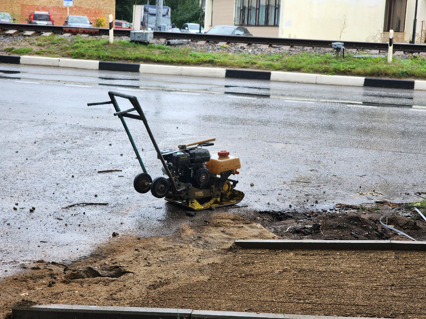 Дубна, Благоустройство, Пешеходная зона, Дорожные работы,