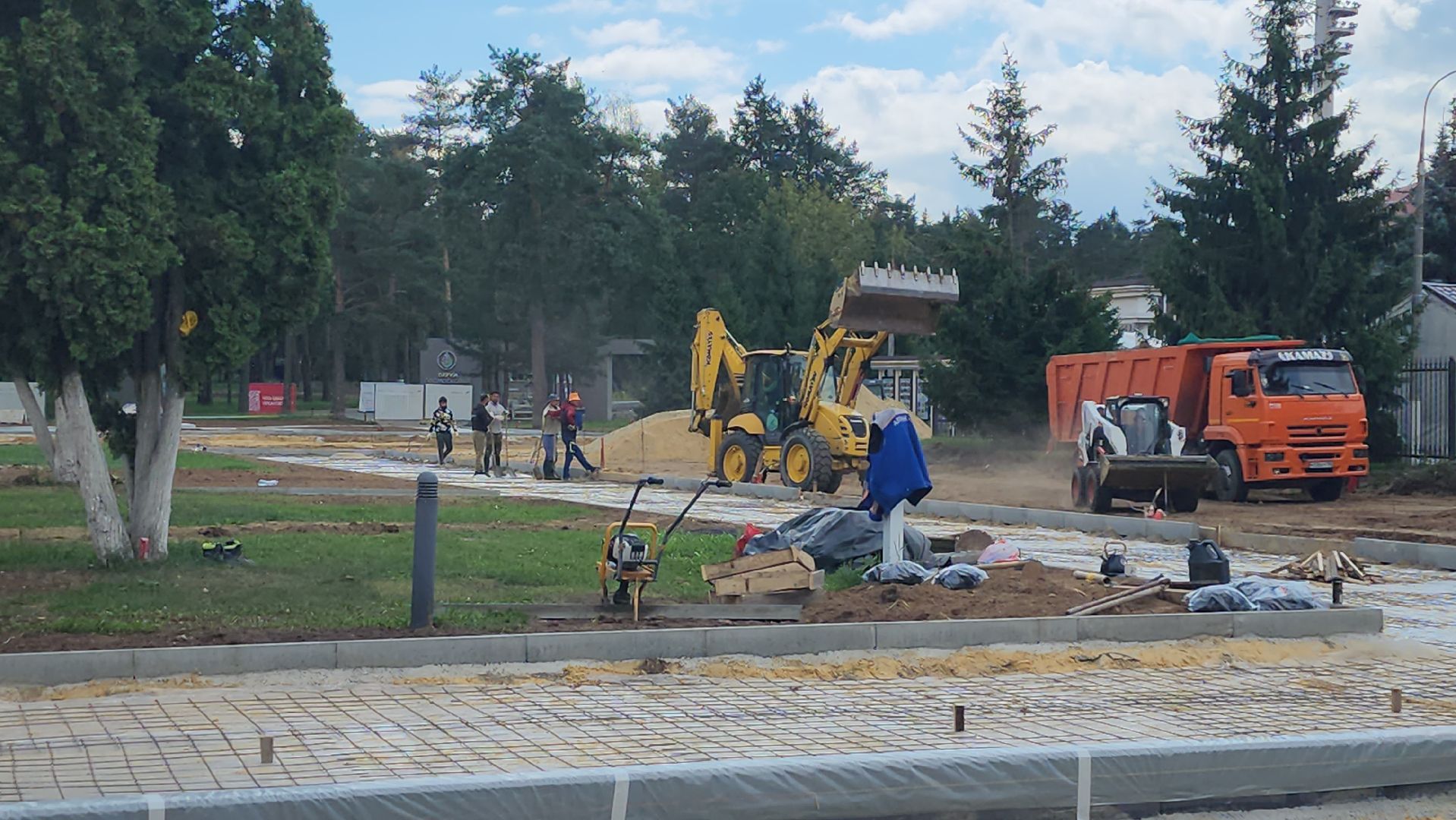мемориал вечный огонь, парк культуры и отдыха, борис аубакиров, григорий грибанов, этап, реконструкция,
