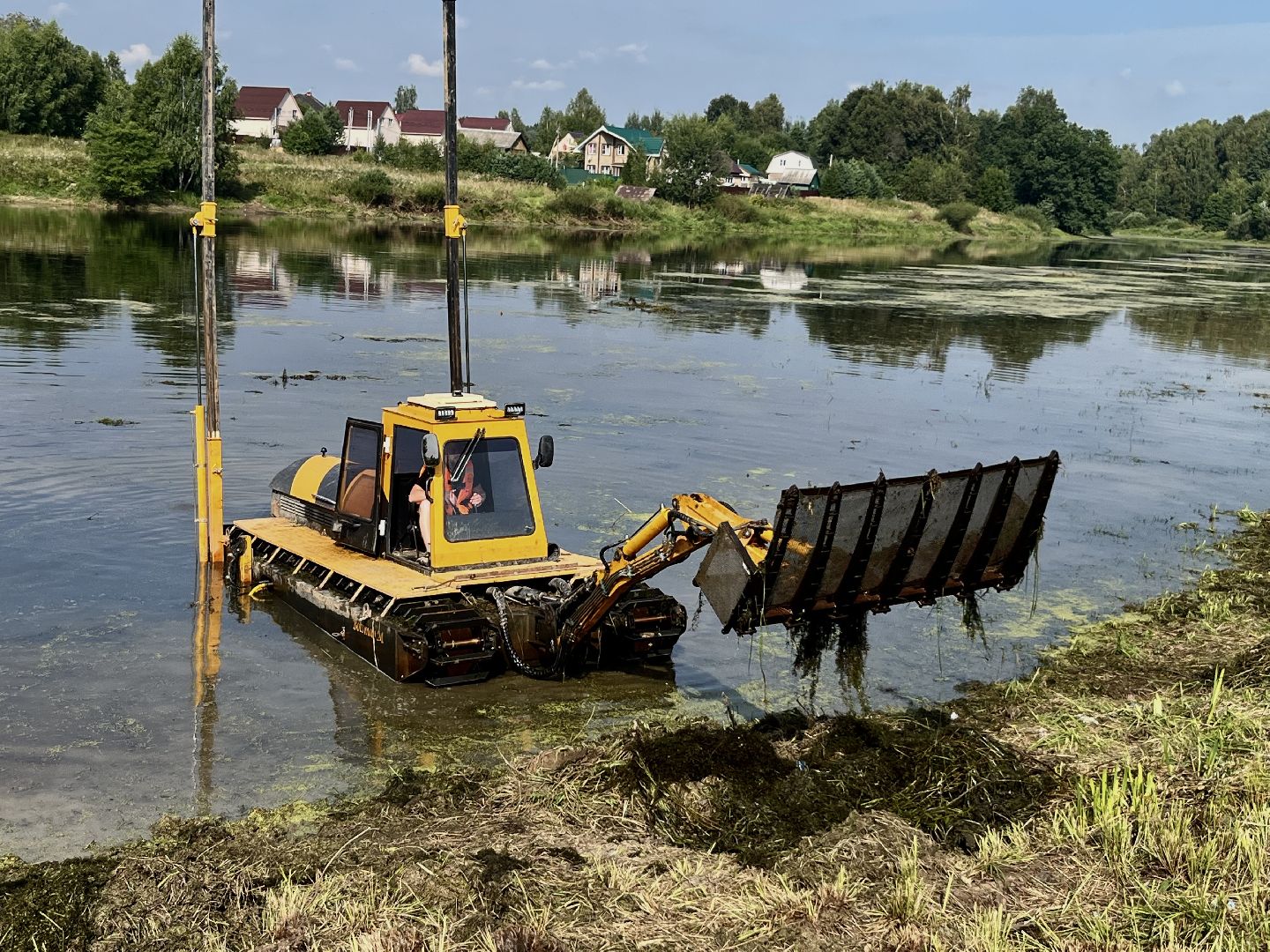 100 прудов и озер, санитарная очистка пруда, экология подмосковья, олег рожнов, наро-фоминский городской округ,