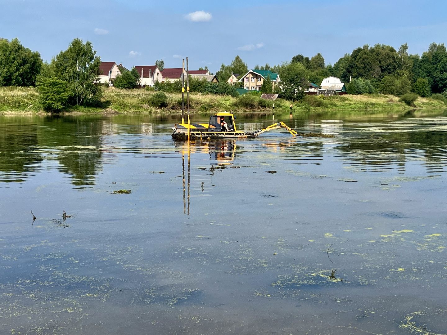 100 прудов и озер, санитарная очистка пруда, экология подмосковья, олег рожнов, наро-фоминский городской округ,