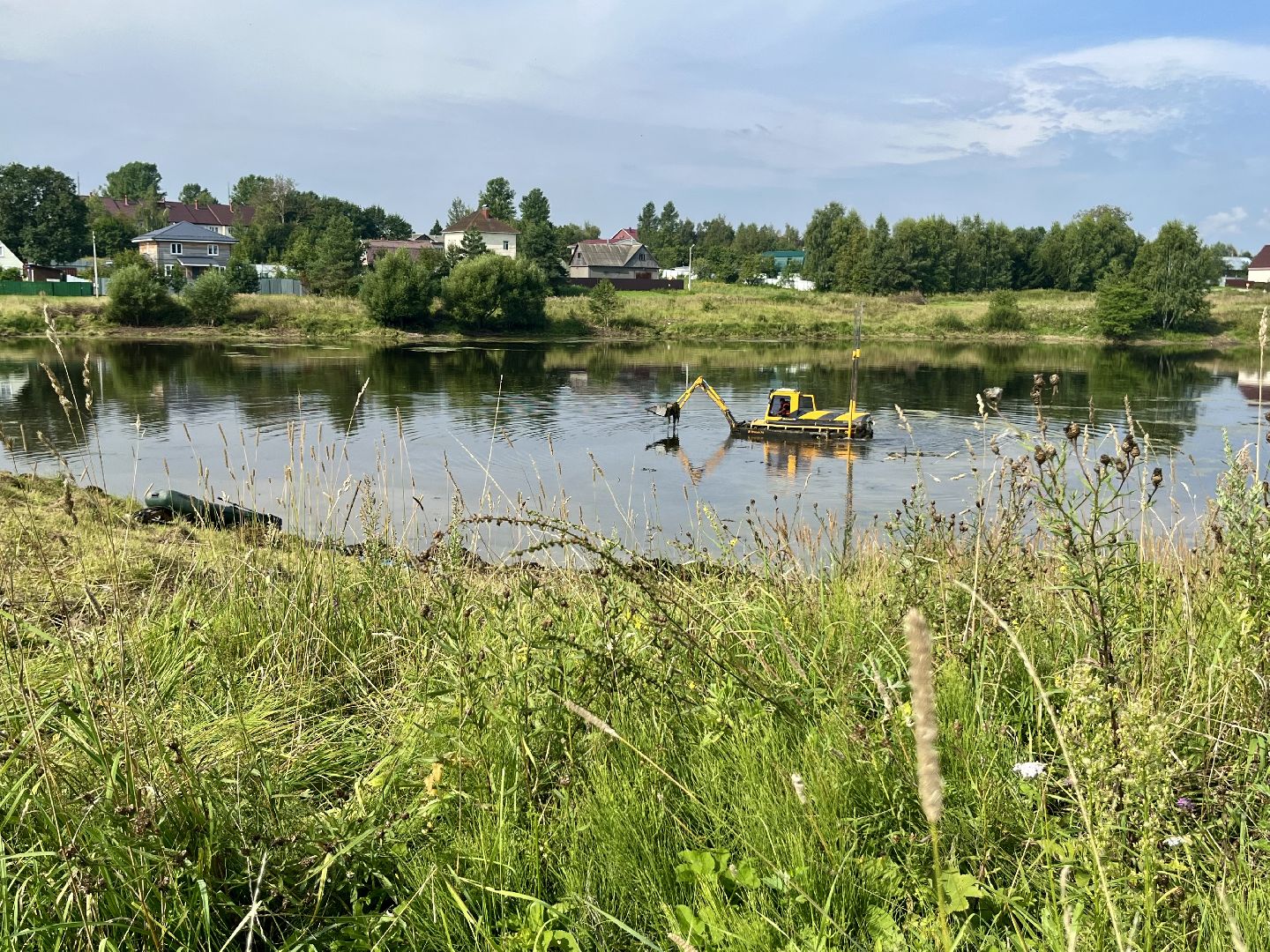 100 прудов и озер, санитарная очистка пруда, экология подмосковья, олег рожнов, наро-фоминский городской округ,