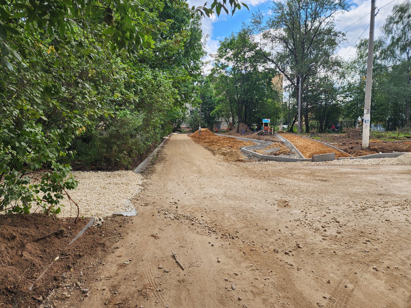 красноармейск, городской округ пушкинский, благоустройство дворов, комплексное благоустройство,