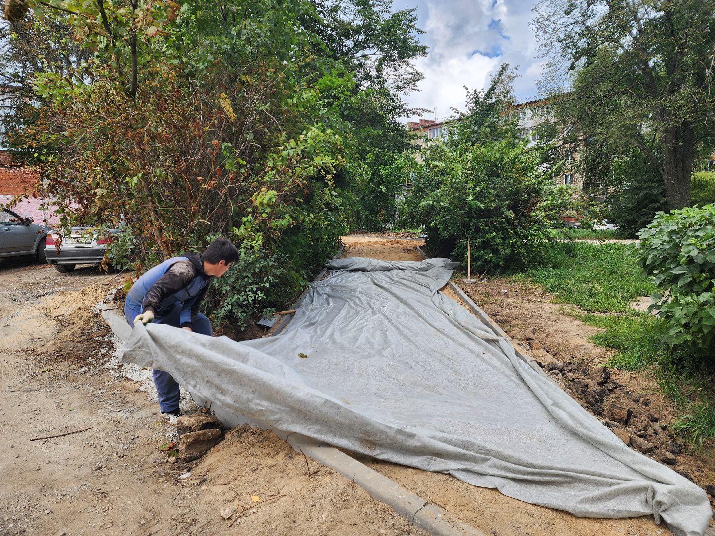 красноармейск, городской округ пушкинский, благоустройство дворов, комплексное благоустройство,