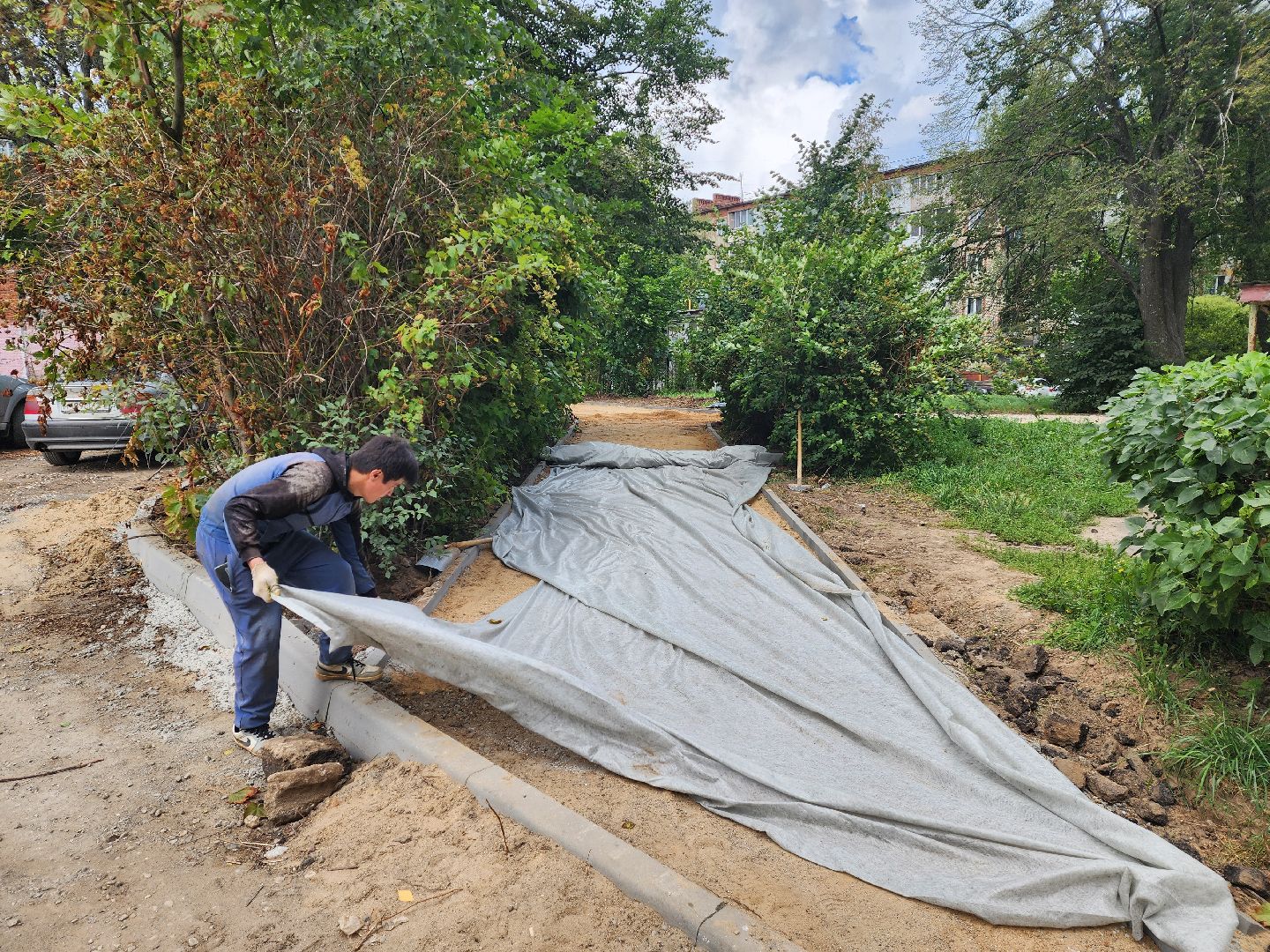 красноармейск, городской округ пушкинский, благоустройство дворов, комплексное благоустройство,