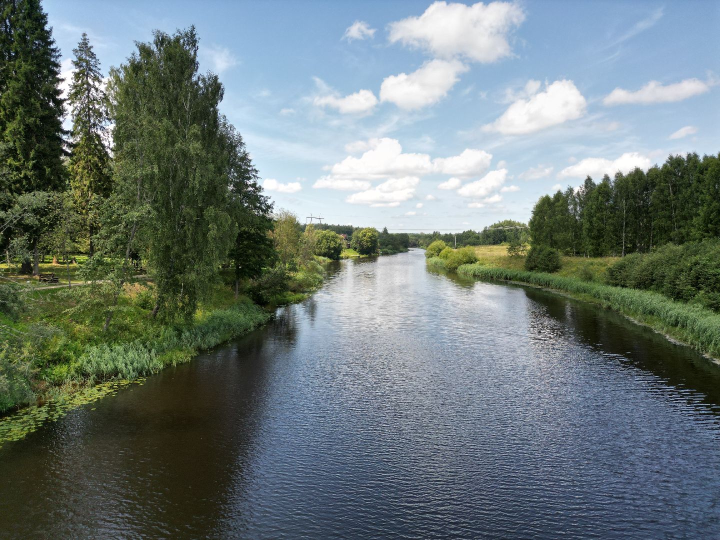 видео с коптера, талдом, усадьба,