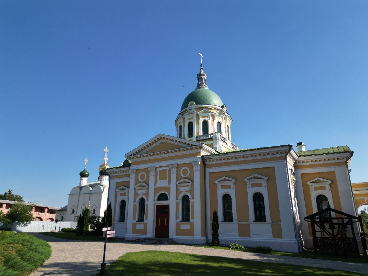 видео с коптера, зарайск, кремль,