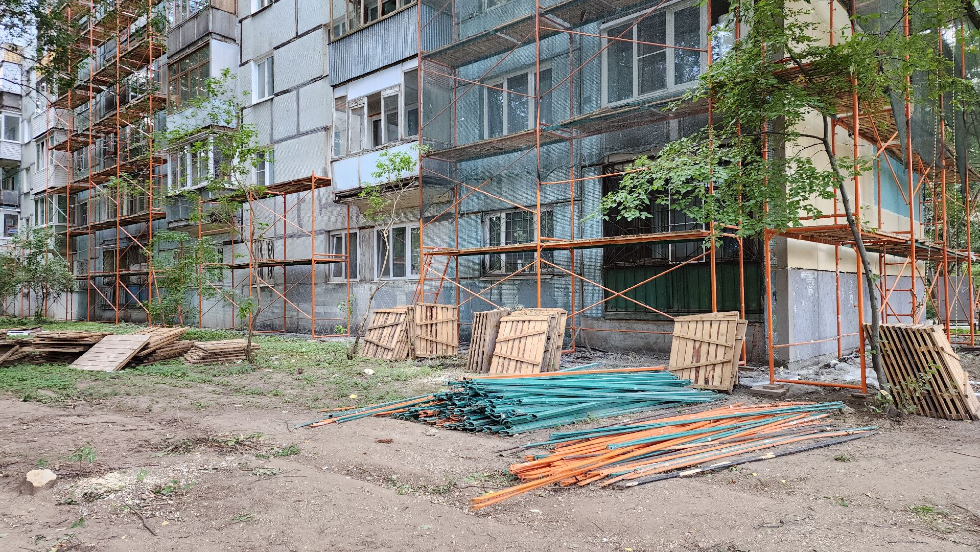 пушкино, ремонт мкд, капремонт, капремонт жилого фонда, крыша, фасадные работы,