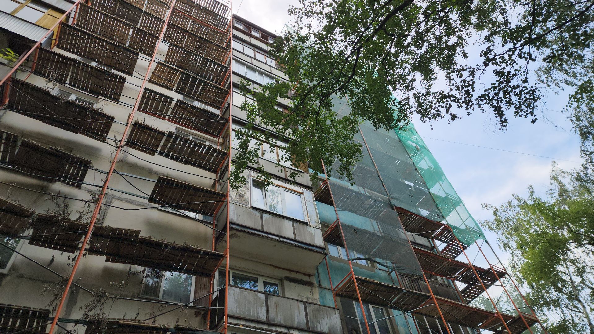 пушкино, ремонт мкд, капремонт, капремонт жилого фонда, крыша, фасадные работы,