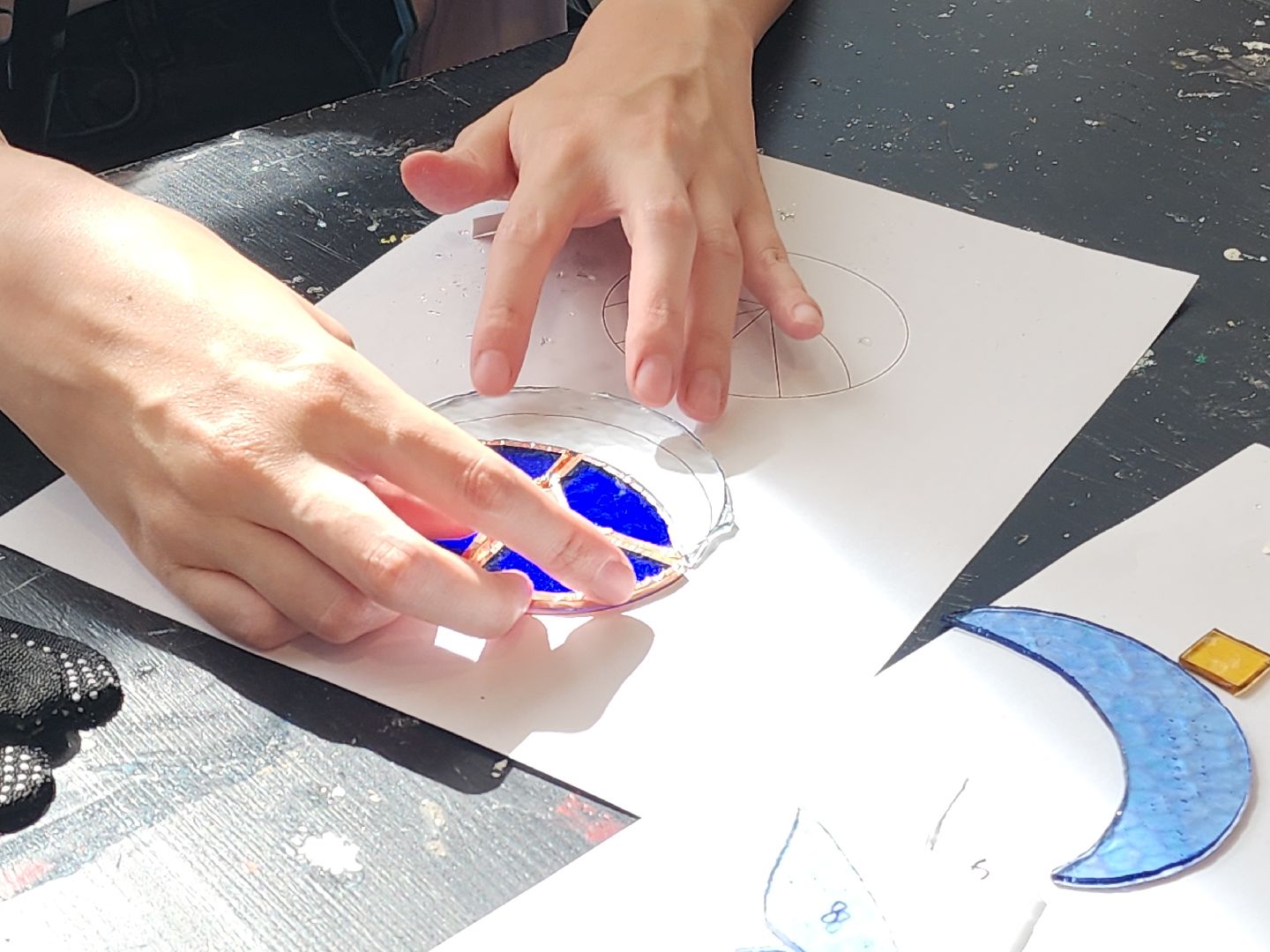 Черноголовка, мастер класс, Витражные стекла, Общество,