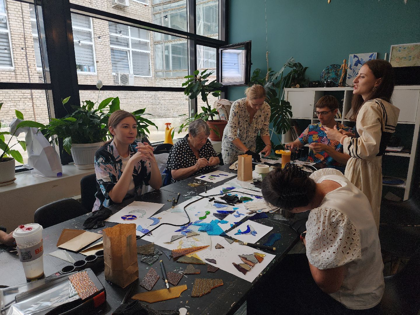 Черноголовка, мастер класс, Витражные стекла, Общество,